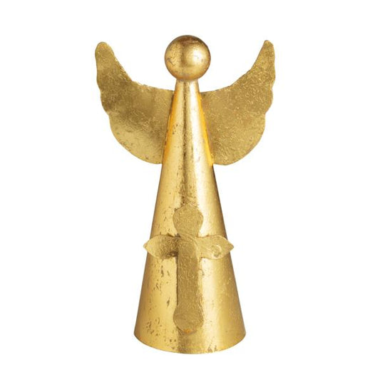 Large Gold Angel Cross Sitter