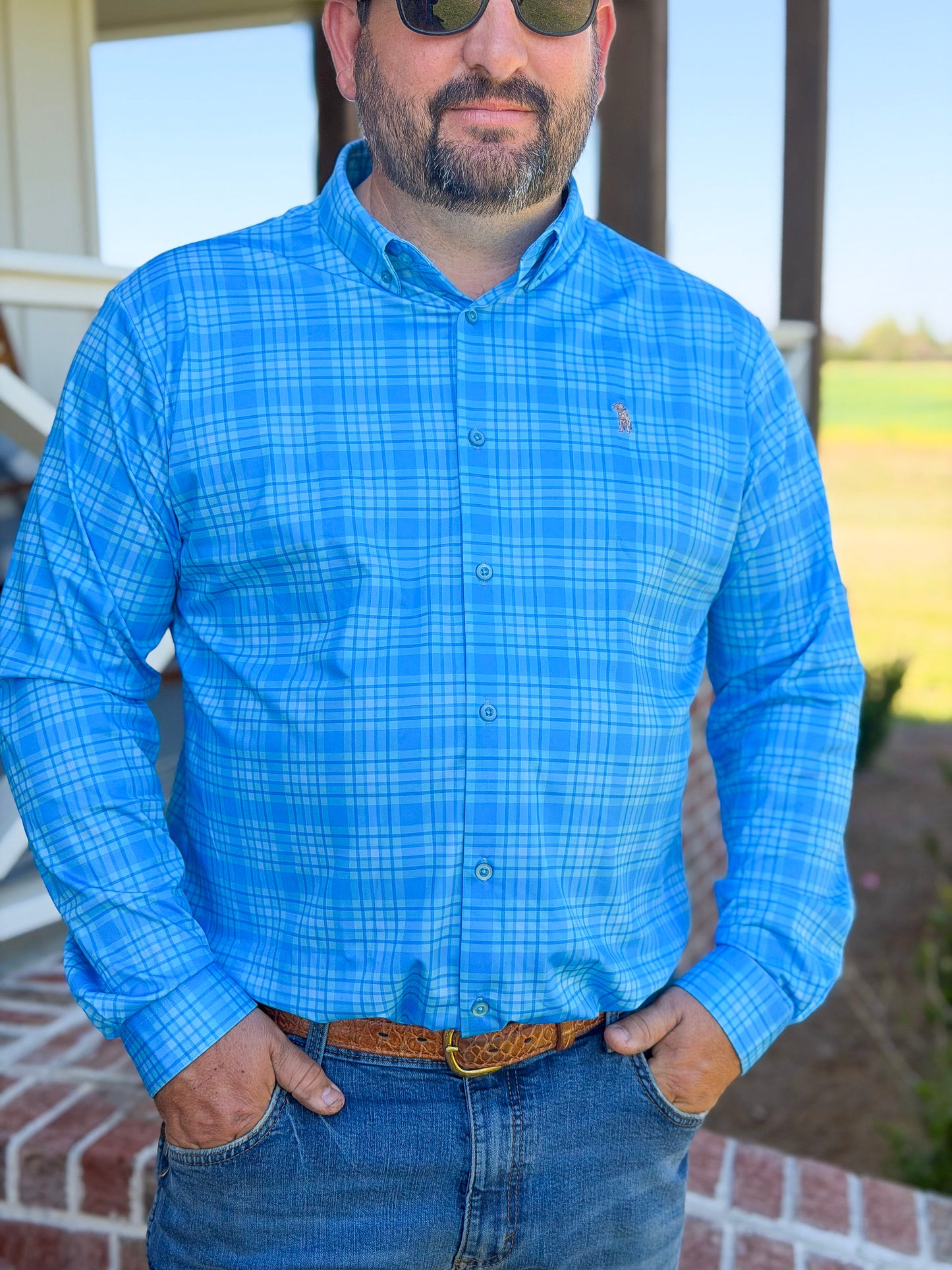 Southern Casanova | Performance Button Down in Cabana Club Plaid