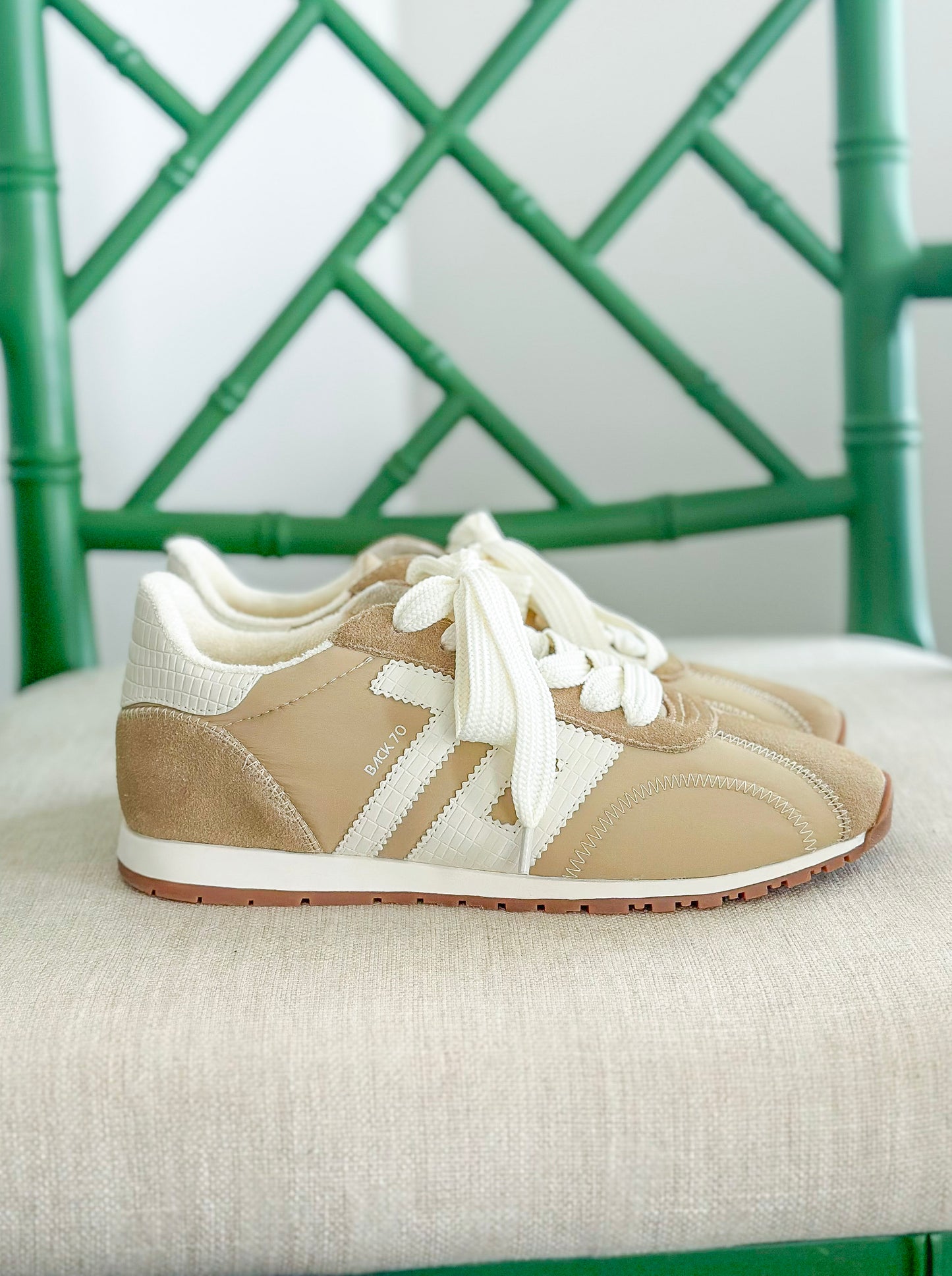 Back 70 | Asian Sneakers in Almond
