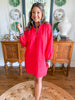 Caryn Lawn | Reese Dress in Red