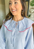 The Chic Collective Top in Blue