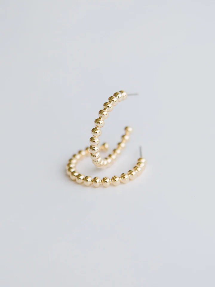 Alora Hoops in Gold