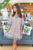 Victoria Dunn Sullivan Swing Dress in Peacock