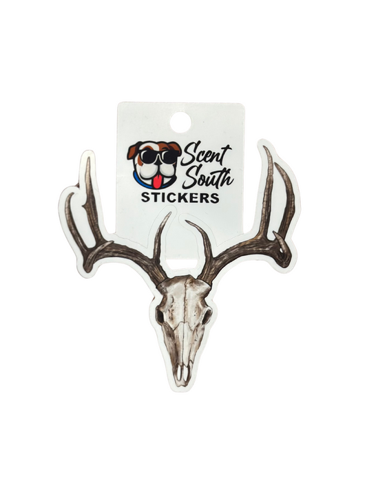 Deer Skull Sticker