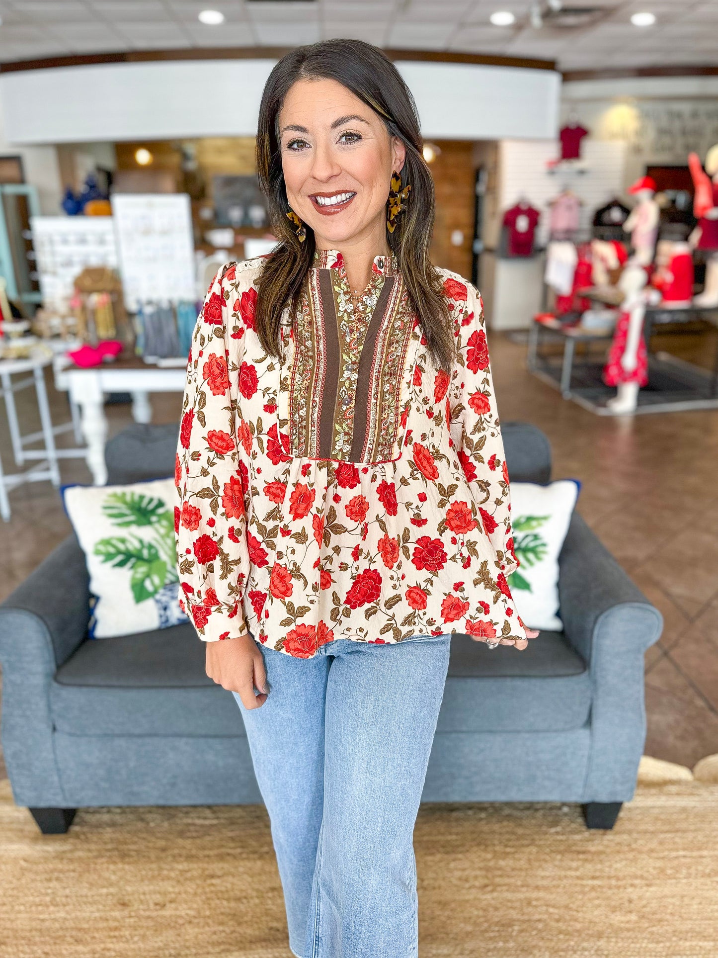 Falling Into Beauty Top