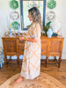 The Windsor Medallion Dress in Caramel