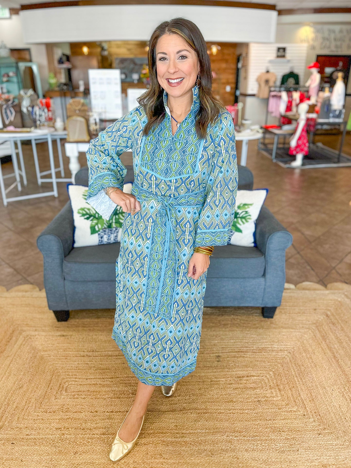Victoria Dunn Brynn Maxi in Sequoia