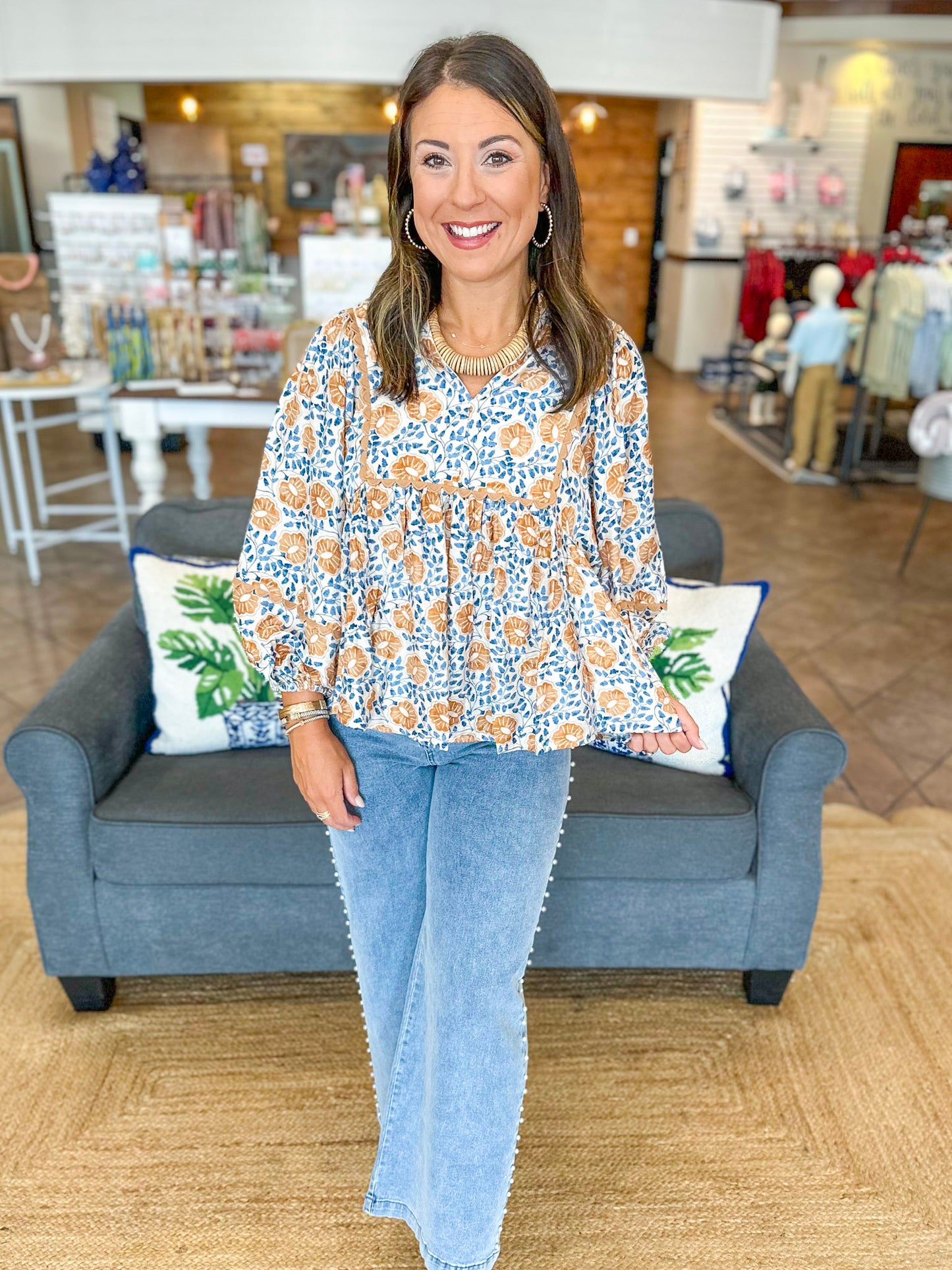 Midseason Muse Floral Top