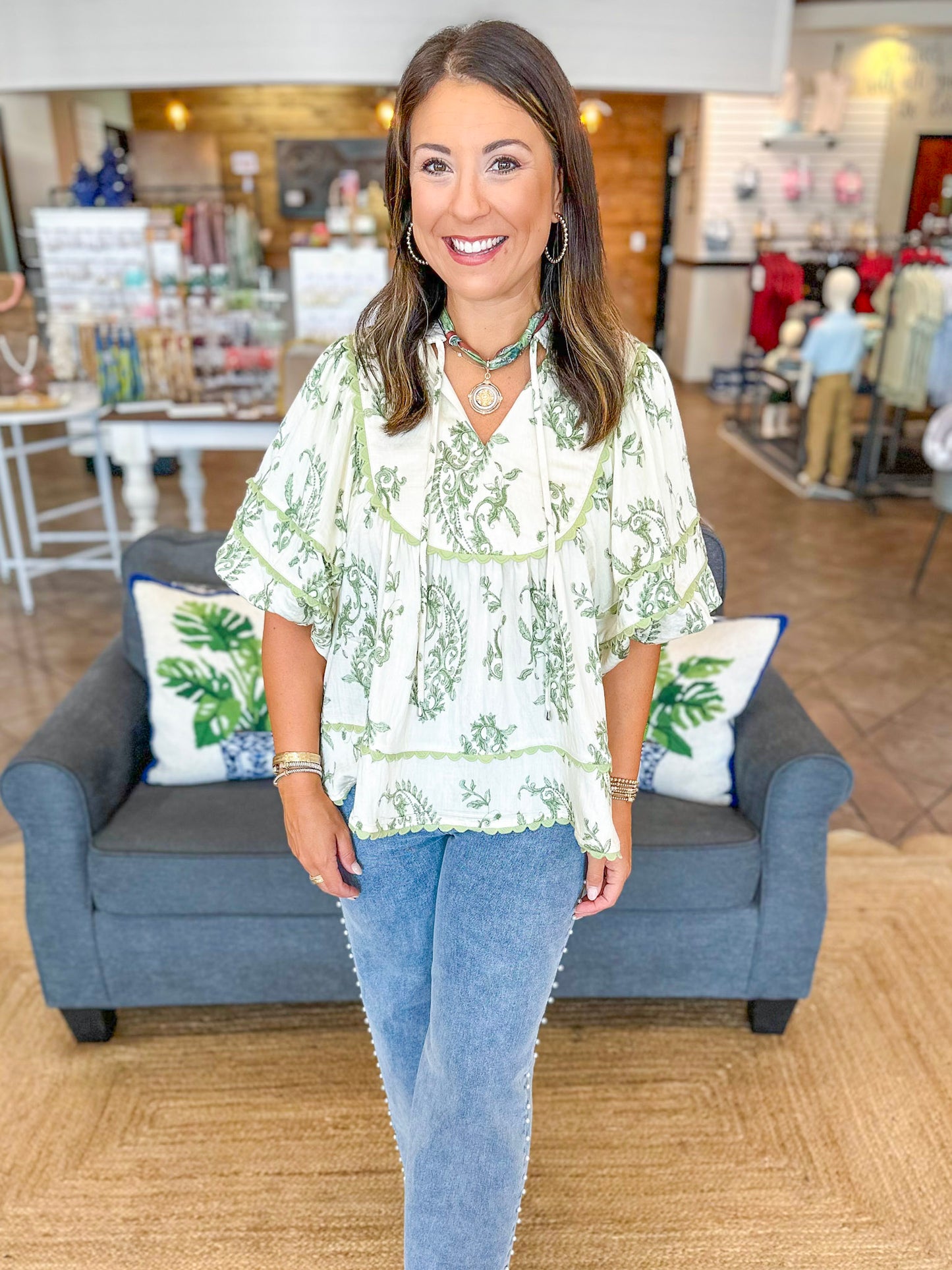 Looking Ahead Floral Top