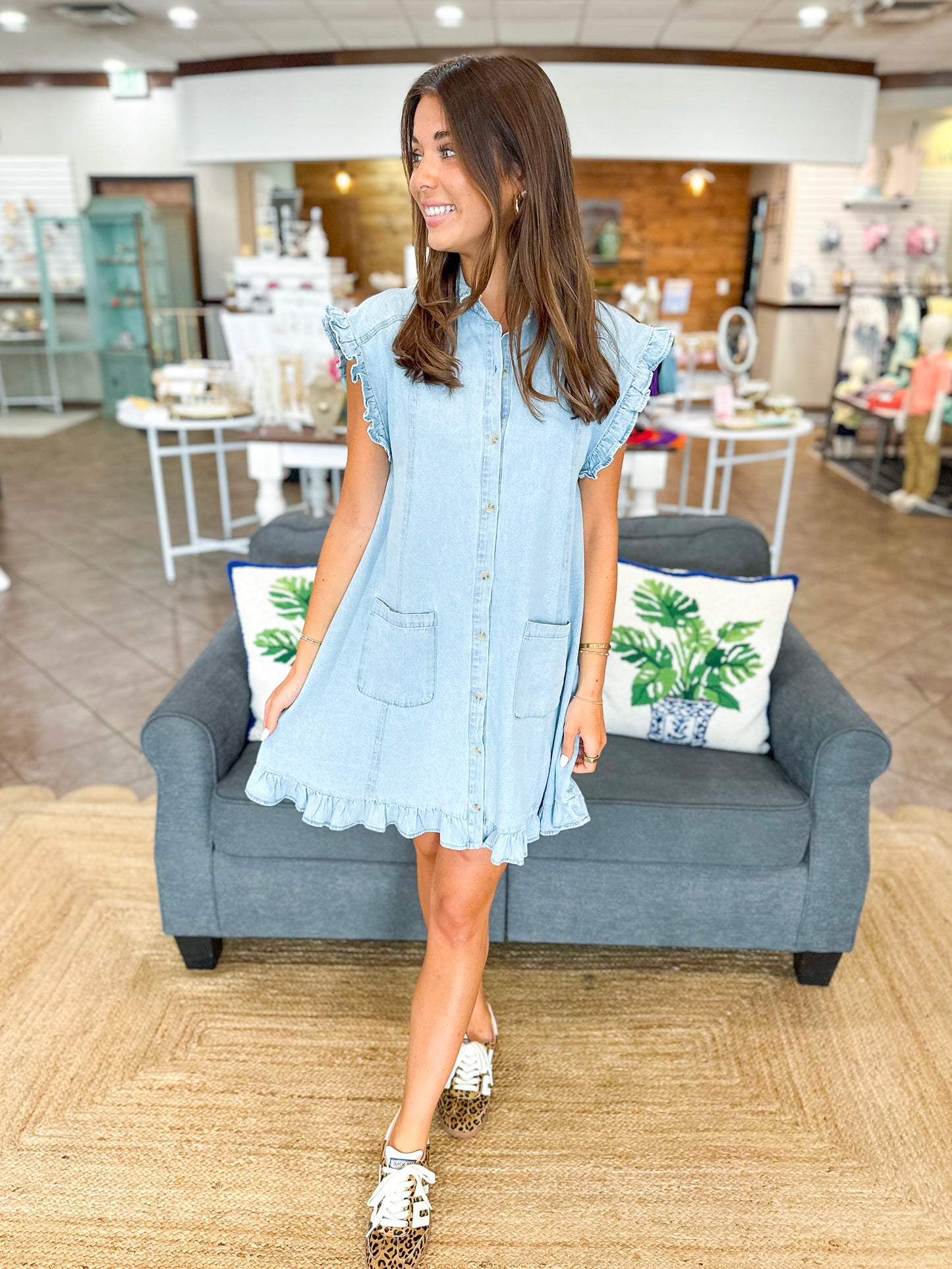 Unforgettable Denim Dress