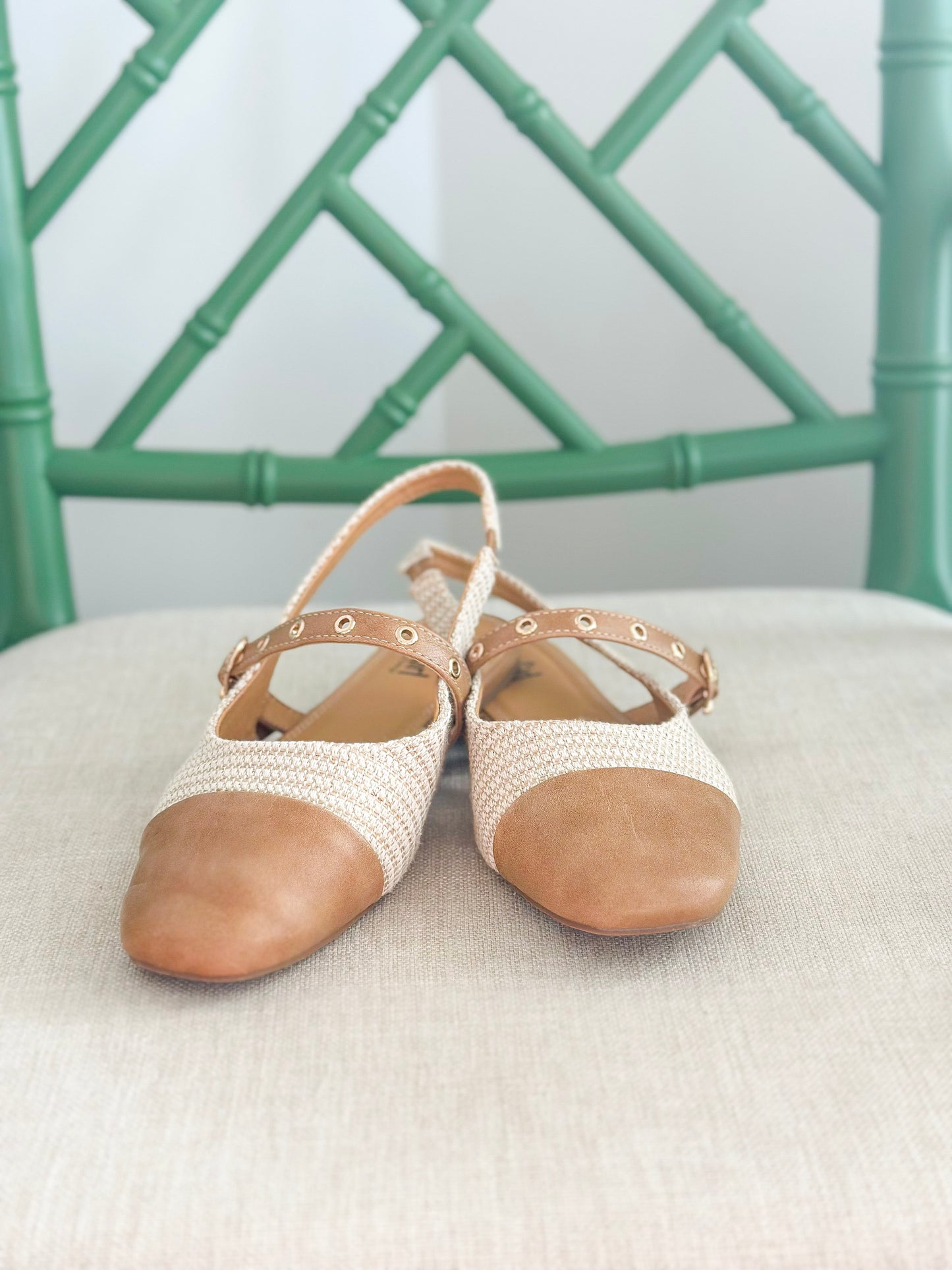 Corkys | Poker Face Slingback Mule in Raffia