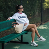 Caddie | Logo Mock Neck in Grey