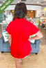 Caryn Lawn Emily Top in Red