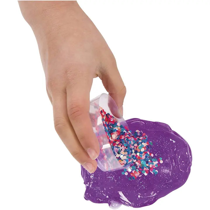Mix-Ins Slime & Confetti Kit, Asst Styles/Colors, Party Gift