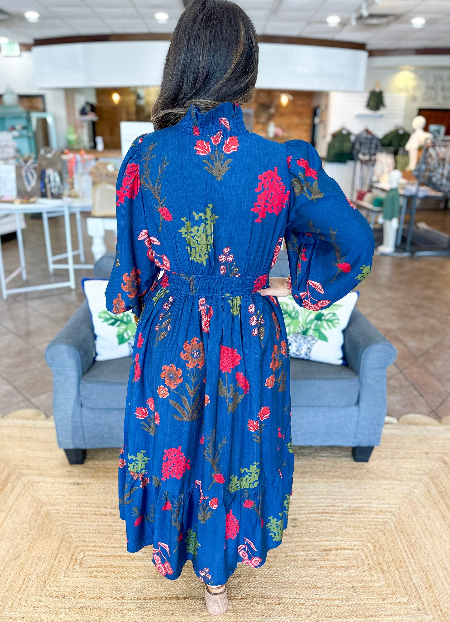 Midnight Harvest Maxi Dress