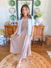 The Drift Midi Dress in Oatmeal