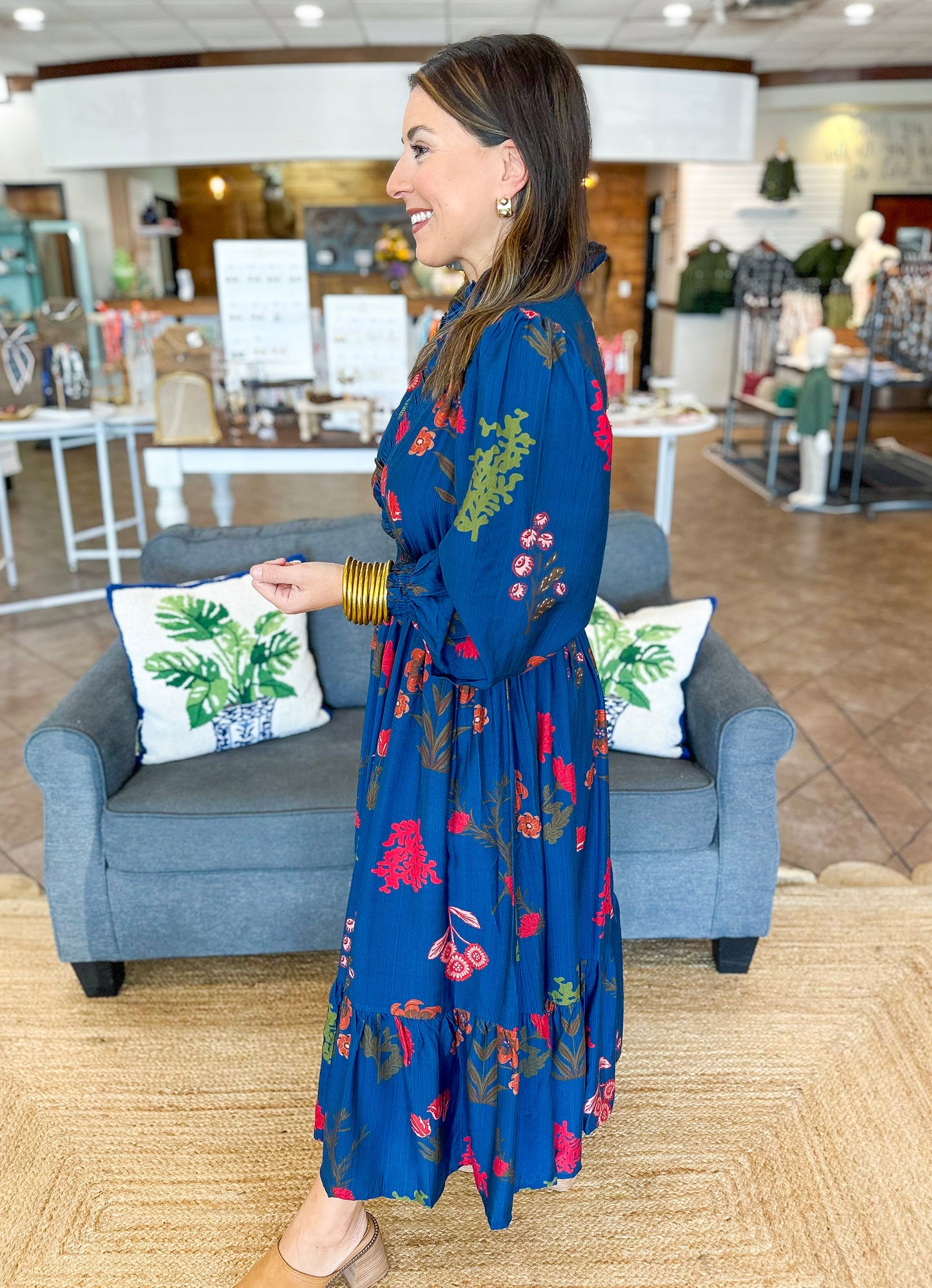 Midnight Harvest Maxi Dress
