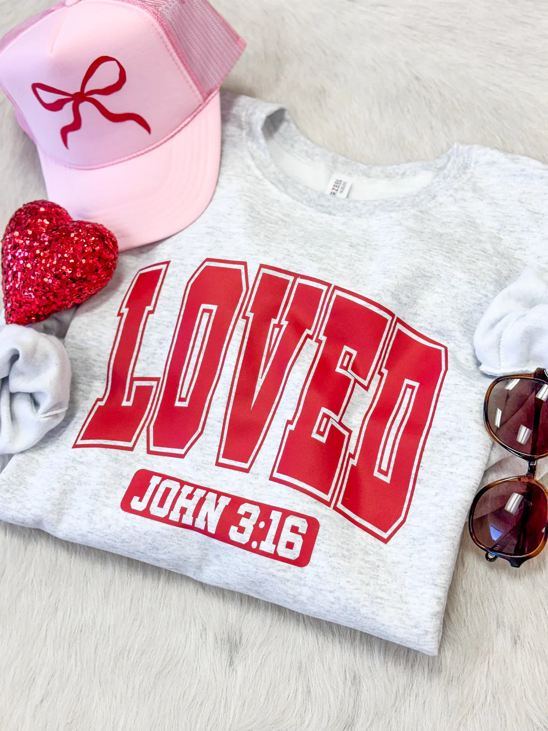 Loved John 3:16 Sweatshirt