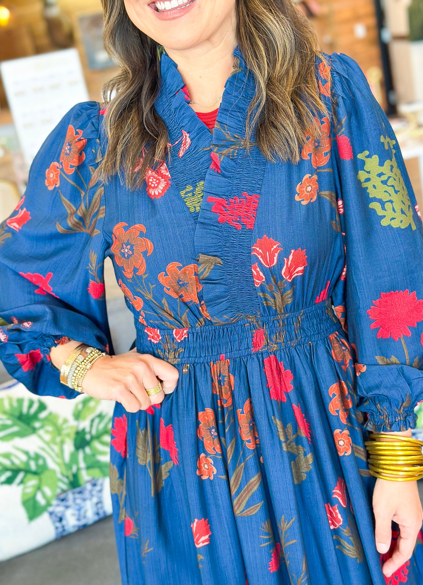 Midnight Harvest Maxi Dress