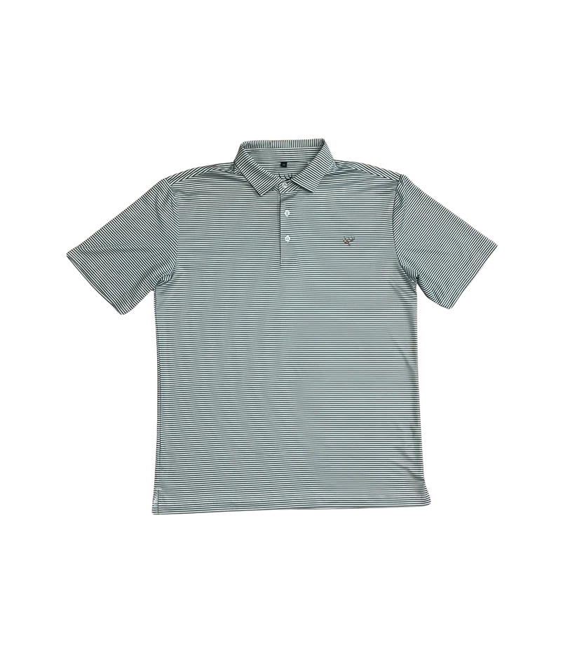 Hunt to Harvest Performance Polo in Loden
