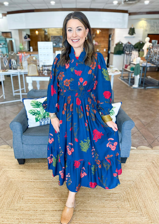 Midnight Harvest Maxi Dress