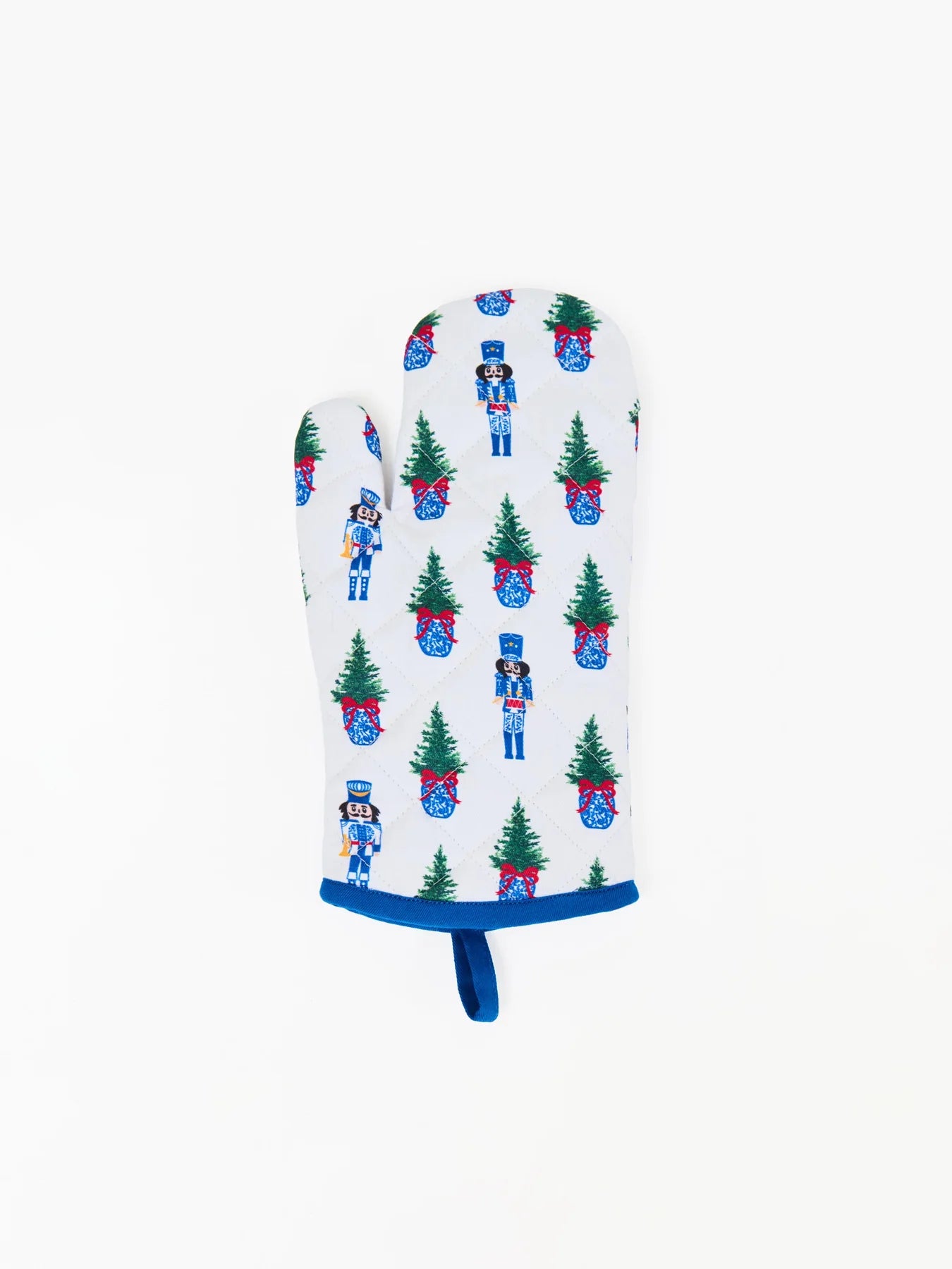 Mary Square Oven Mitt in Merry Marchers