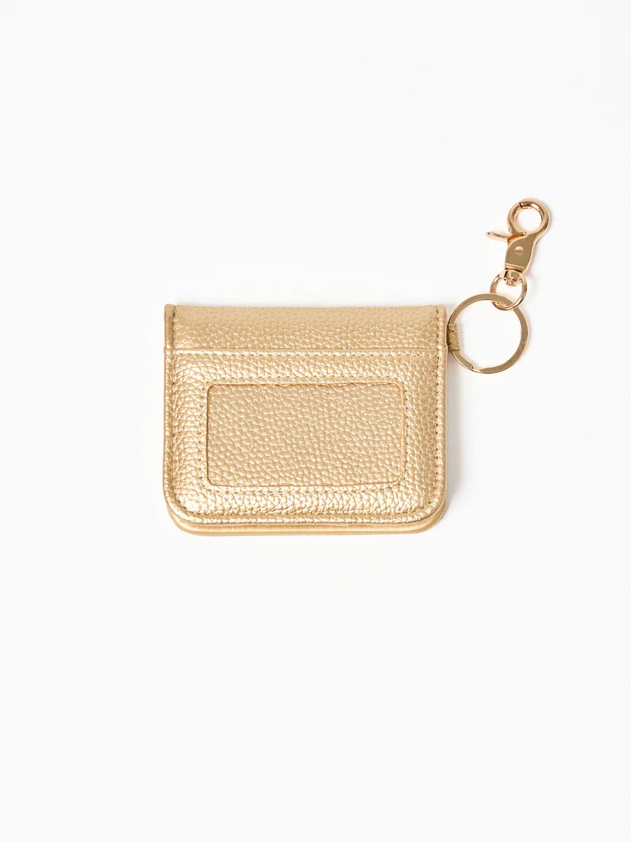 Mary Square ID Wallet in Champagne