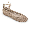 Sadie Ballet Flats in Gold