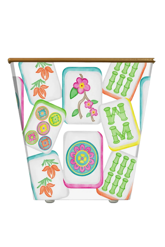 Mahjong Neon Cachepot Candle