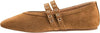 Corkys | All Eyes on Me Mary Jane Flat in Camel Faux Suede