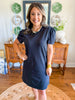 Mary Square | Carolina T-Shirt Dress in Black