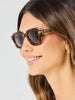 Mary Square | Alyssa Polarized Sunglasses in Tortoise