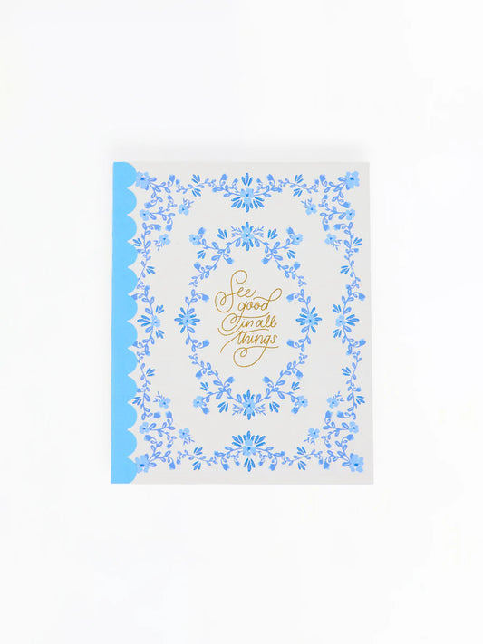 Mary Square | Scallop Notebook in See Good in All Things