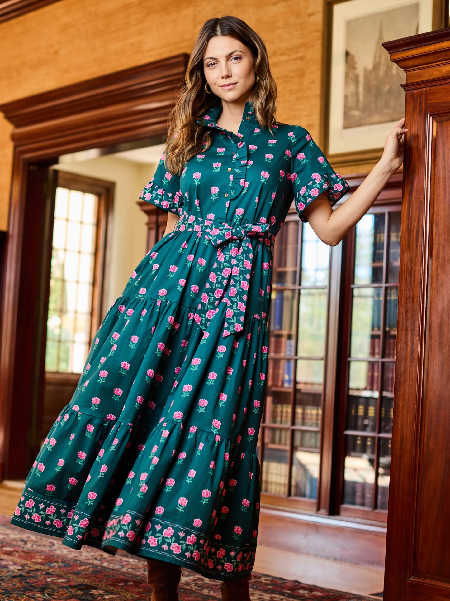 Mary Square | Kate Dress in Solstice Step Berry