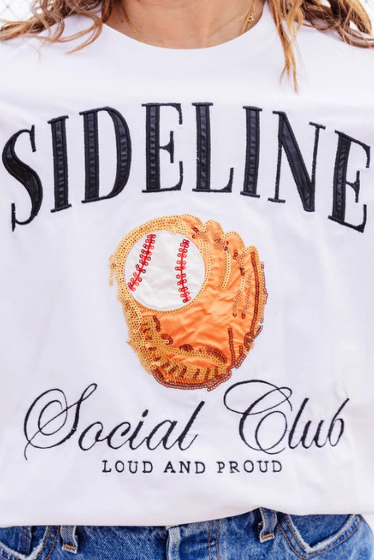 Brianna Cannon | Sideline Social Club Sparkle Tee