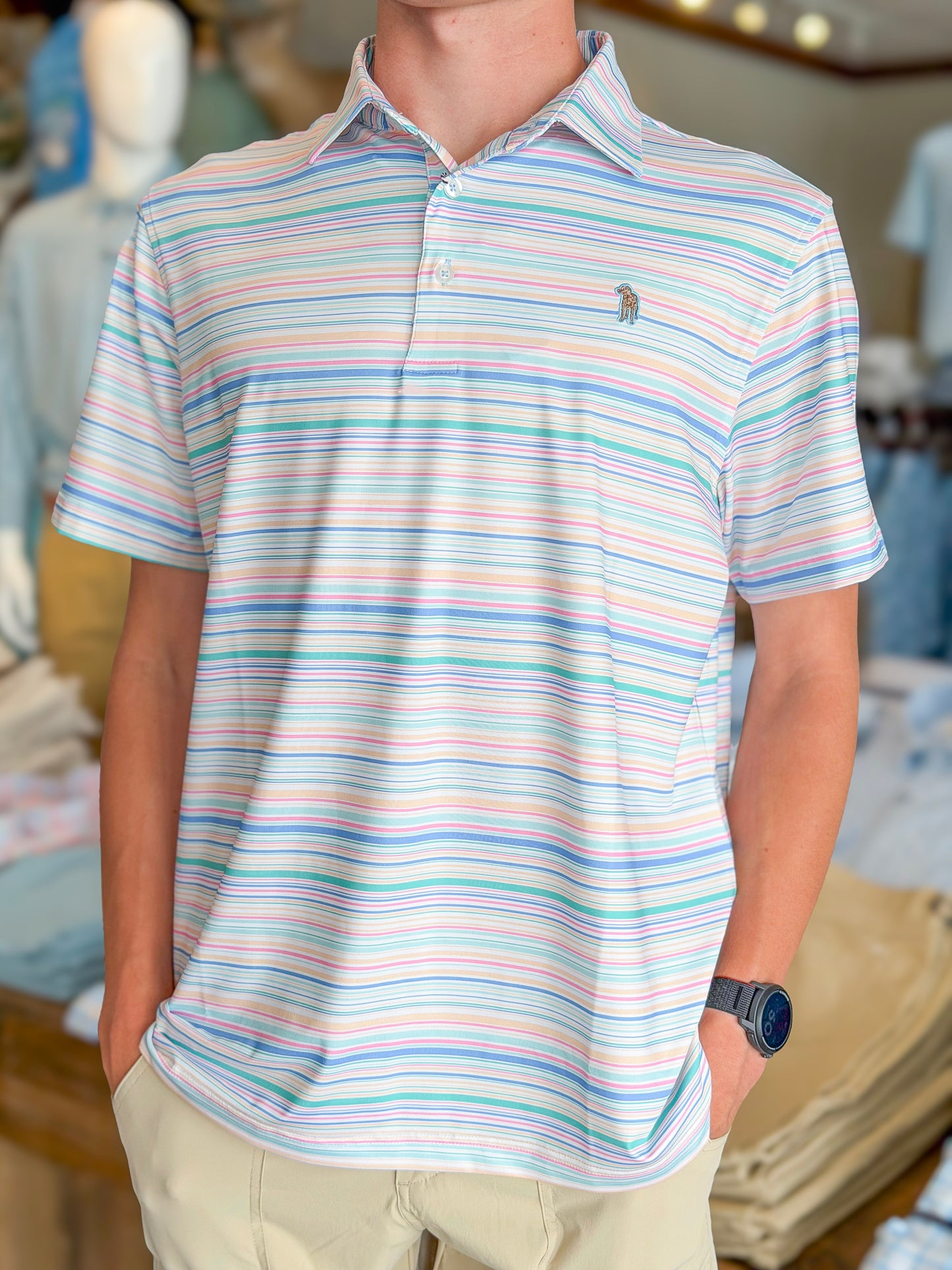 Southern Casanova | Oasis Stripe Polo