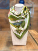 Poppy & Green Floral Scarf