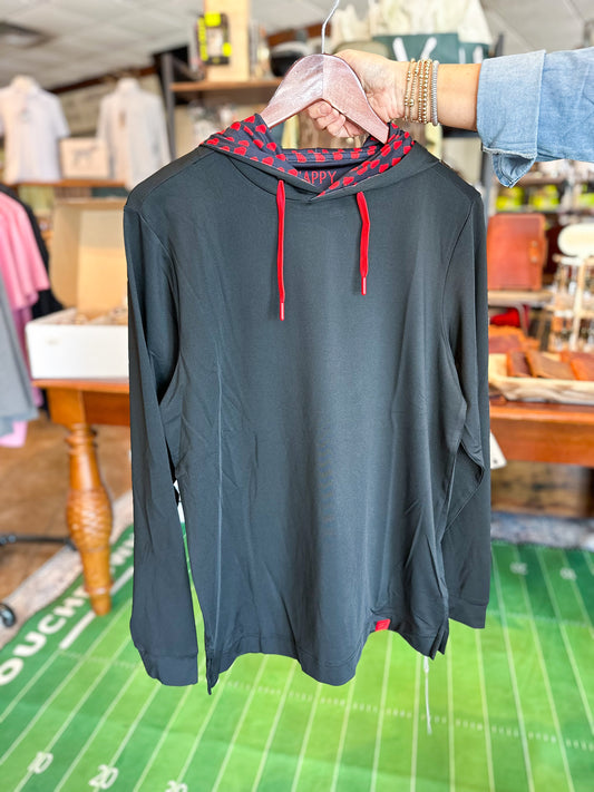 Red and Black State Hoodie