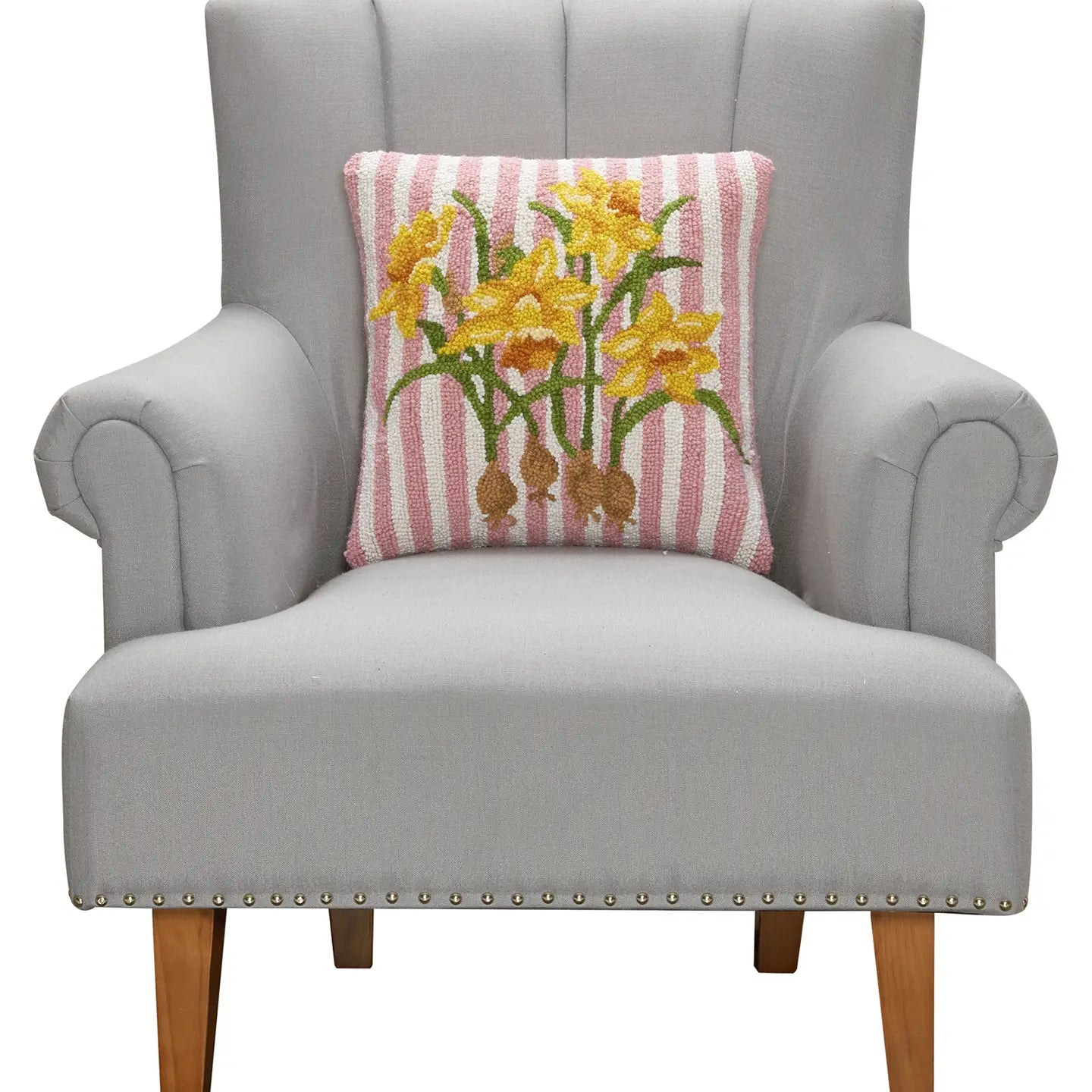 Yellow Daffodil Hook Pillow