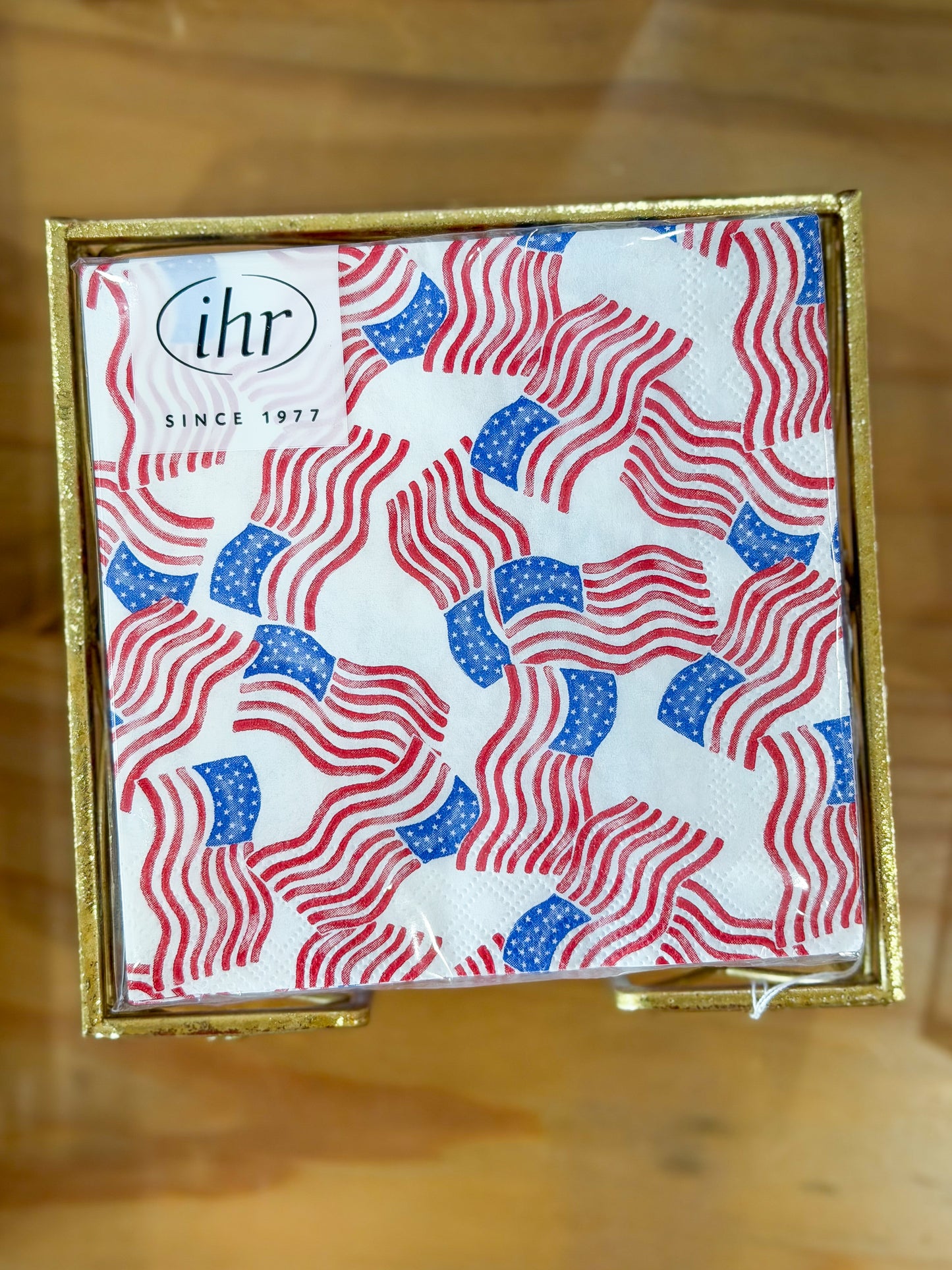Cocktail Napkin in Stars + Stripes