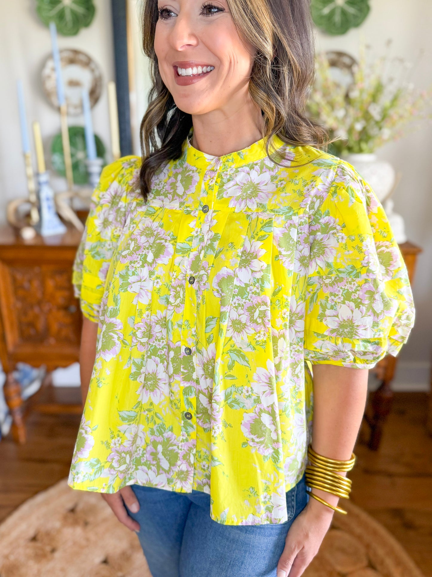 Limoncello Garden Blouse