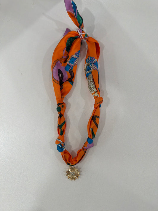 The Stevie Scarf Charm Necklace