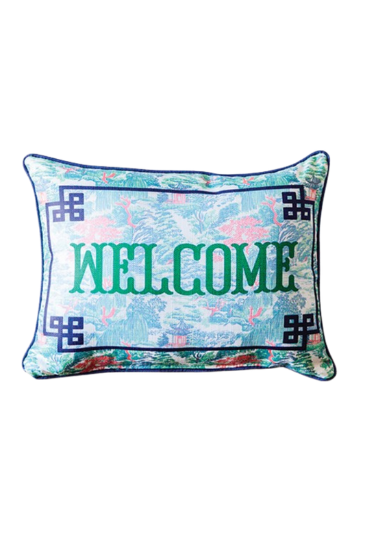 Little Birdie | Asian Garden Welcome Pillow