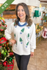 Mary Square Lakelyn Sweatshirt in Blue Trees