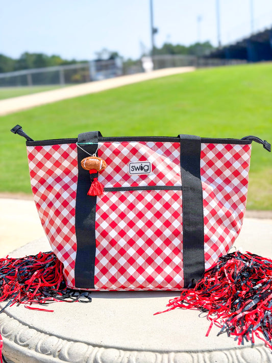 Swig | Zippi 36 Cooler in Gameday Gingham Red & Black