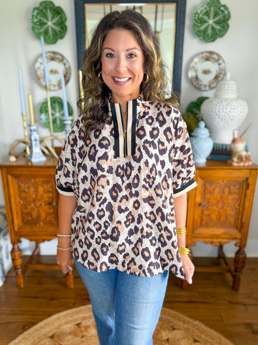The Ashford Leopard Print Top