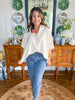 The Easy Escape Stripe Top in Taupe
