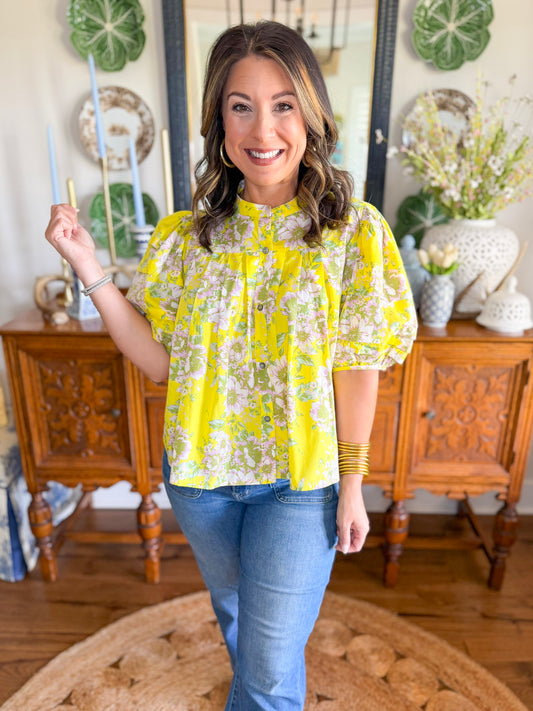 Limoncello Garden Blouse