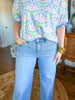 Sarah High-Rise Trouser Hem Jeans