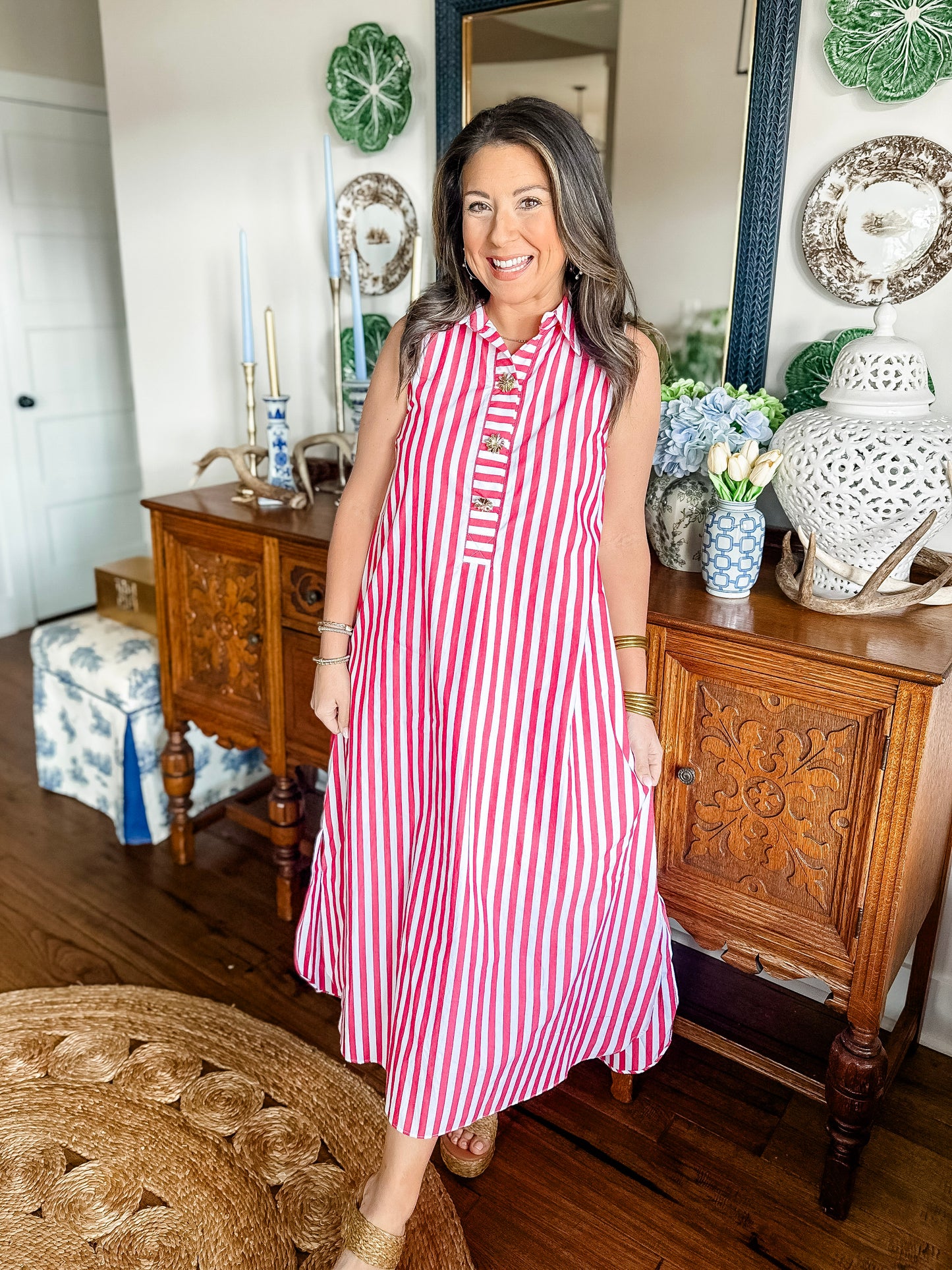 The Magnolia Manor Midi Dress